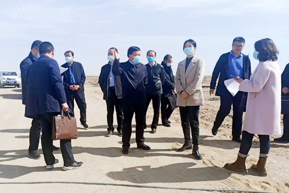 黨委書(shū)記、董事長(zhǎng)劉興斌到金塔縣調(diào)研